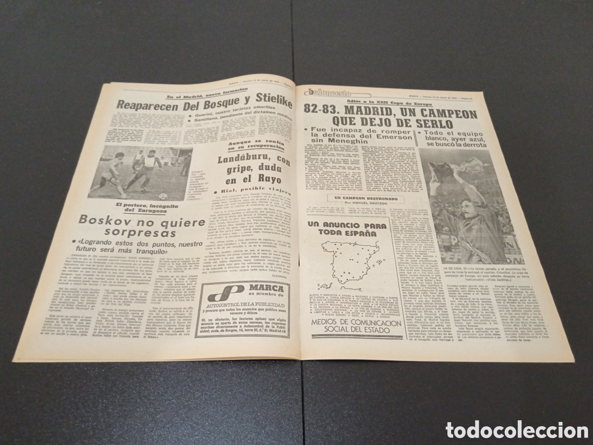 Coleccionismo deportivo: MARCA 23/03/1979 - Foto 3
