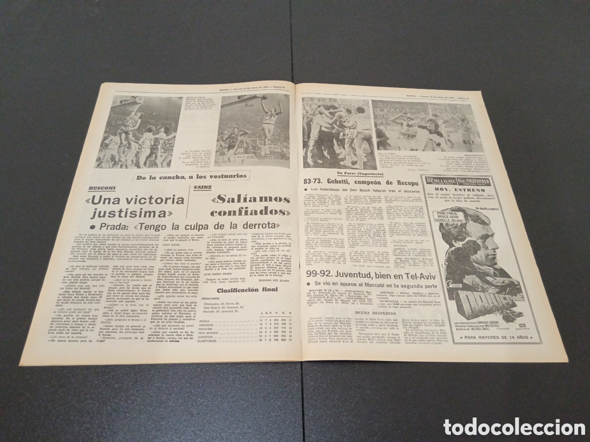 Coleccionismo deportivo: MARCA 23/03/1979 - Foto 4