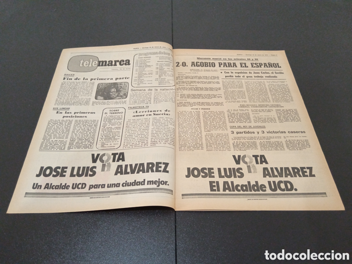 Coleccionismo deportivo: MARCA 25/03/1979 - Foto 2