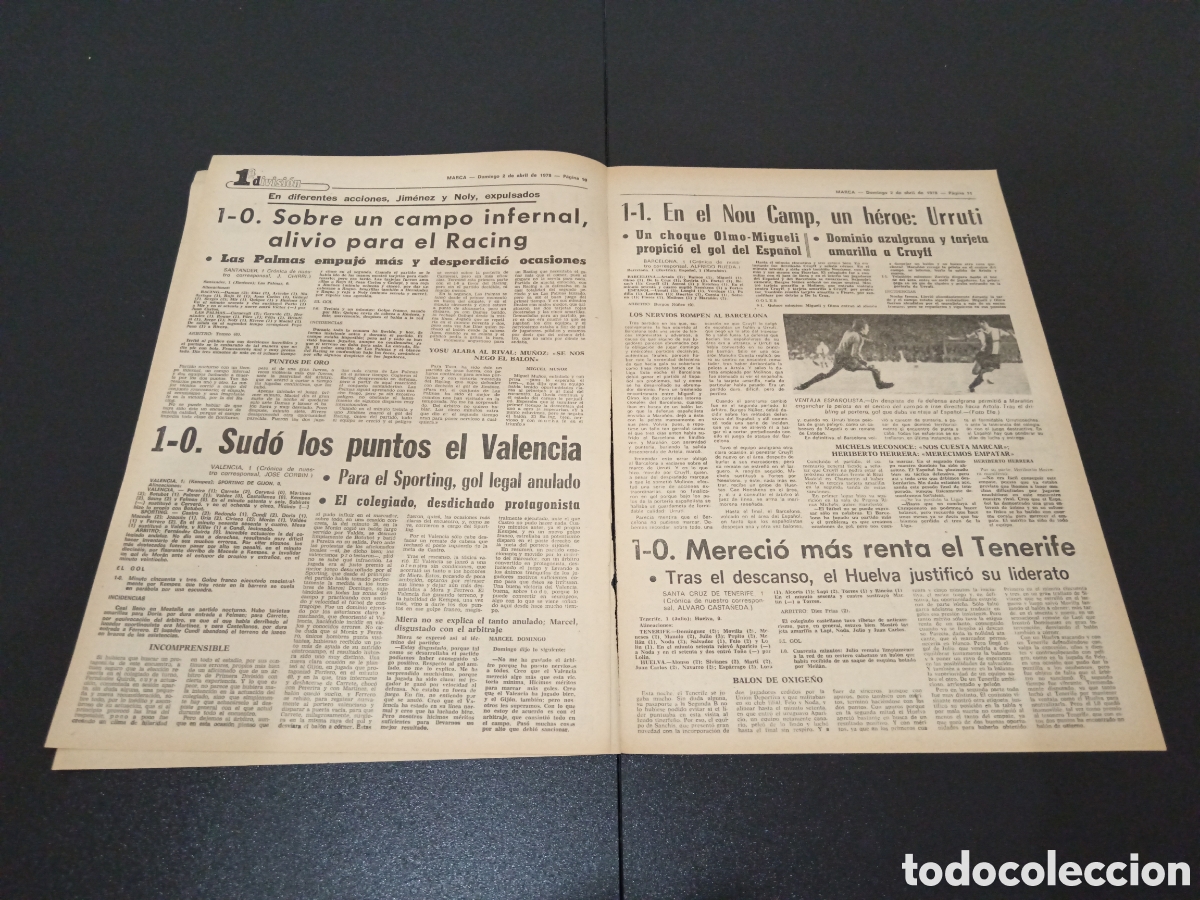 Coleccionismo deportivo: MARCA 02/04/1978 - Foto 3