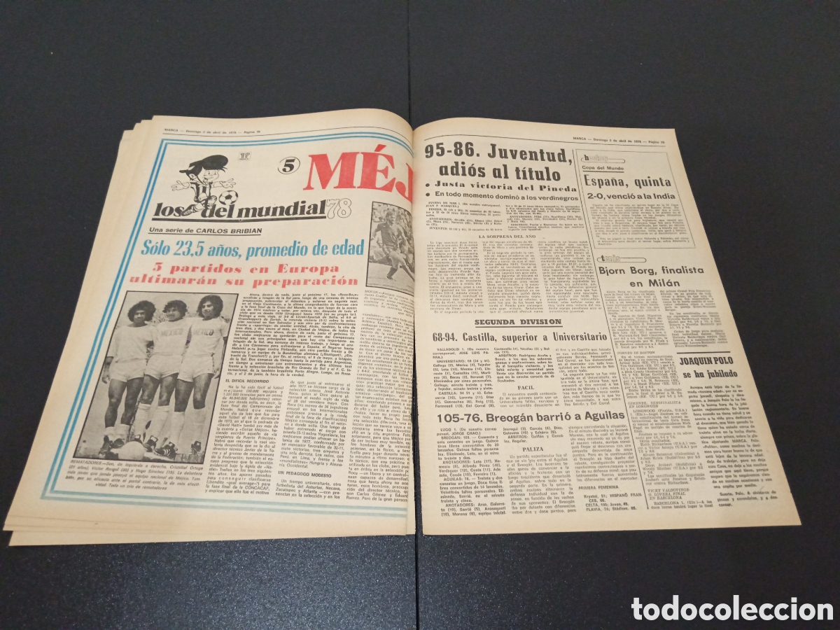 Coleccionismo deportivo: MARCA 02/04/1978 - Foto 5