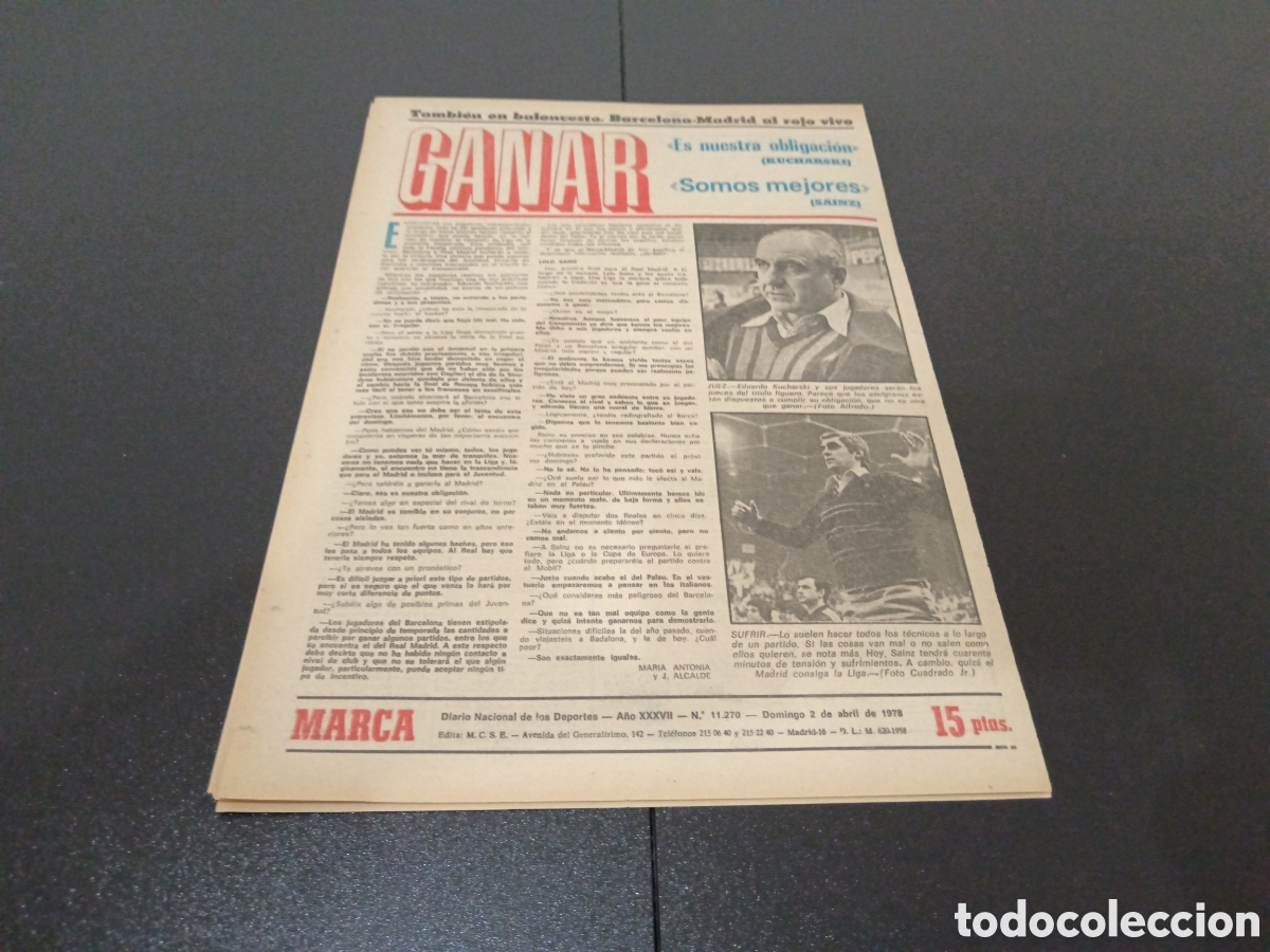 Coleccionismo deportivo: MARCA 02/04/1978 - Foto 7