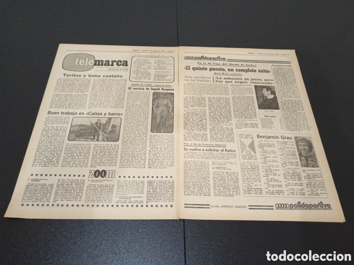 Coleccionismo deportivo: MARCA 07/04/1978 - Foto 2