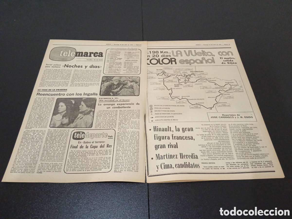 Coleccionismo deportivo: MARCA 23/04/1978 - Foto 2