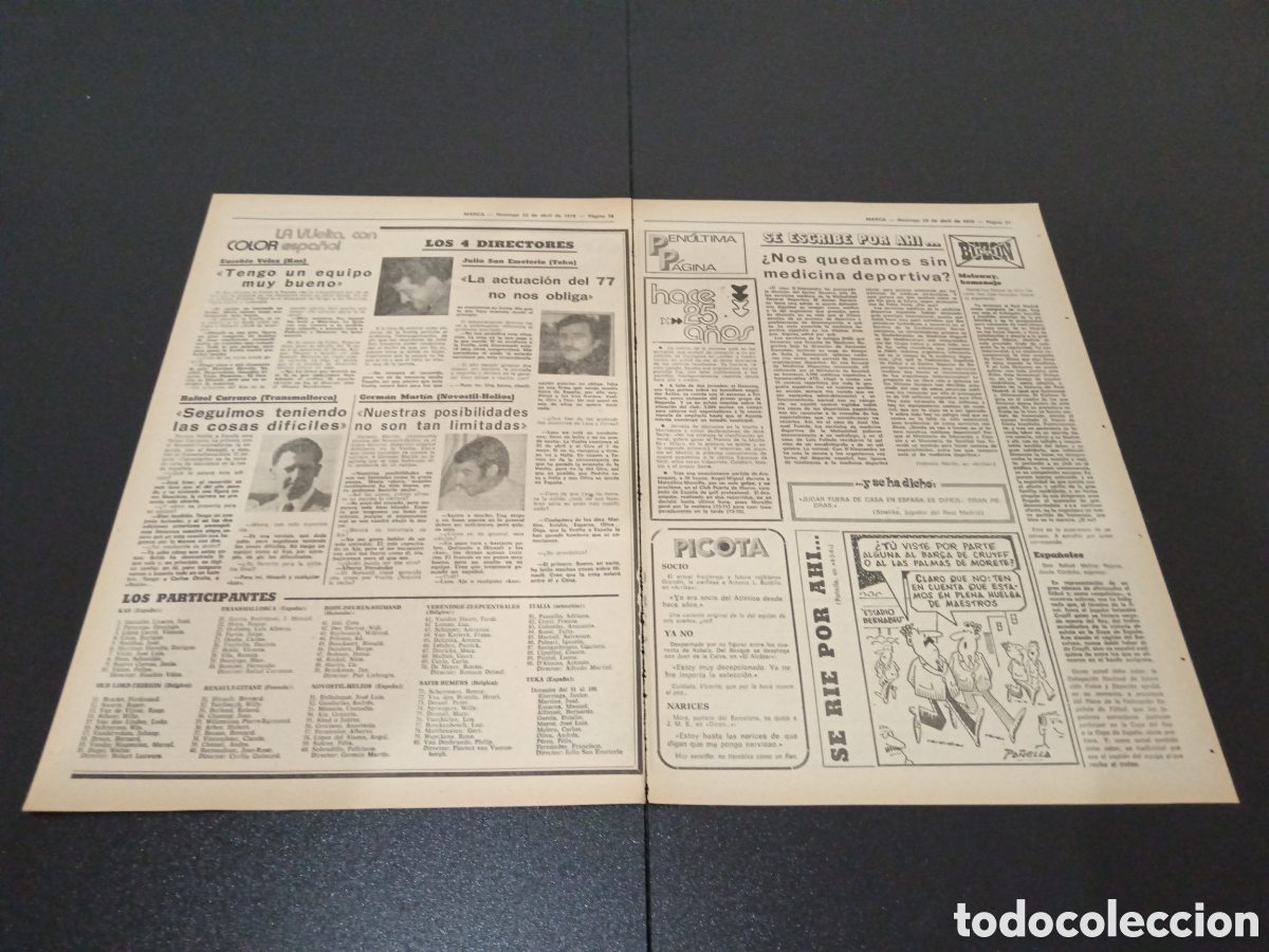 Coleccionismo deportivo: MARCA 23/04/1978 - Foto 4