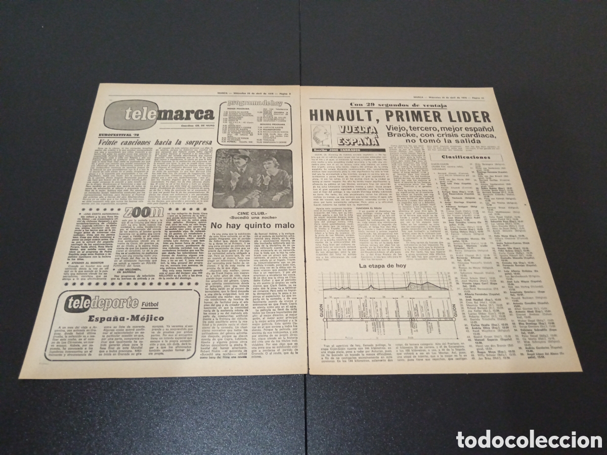 Coleccionismo deportivo: MARCA 26/04/1978 - Foto 2