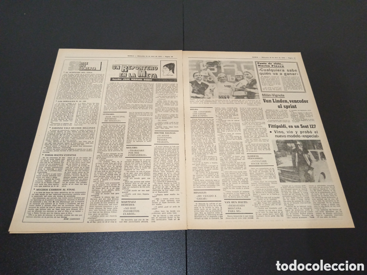 Coleccionismo deportivo: MARCA 26/04/1978 - Foto 3