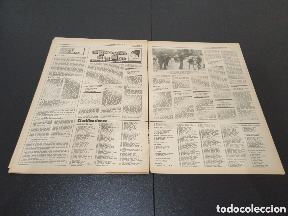 Coleccionismo deportivo: MARCA 27/04/1978 - Foto 6