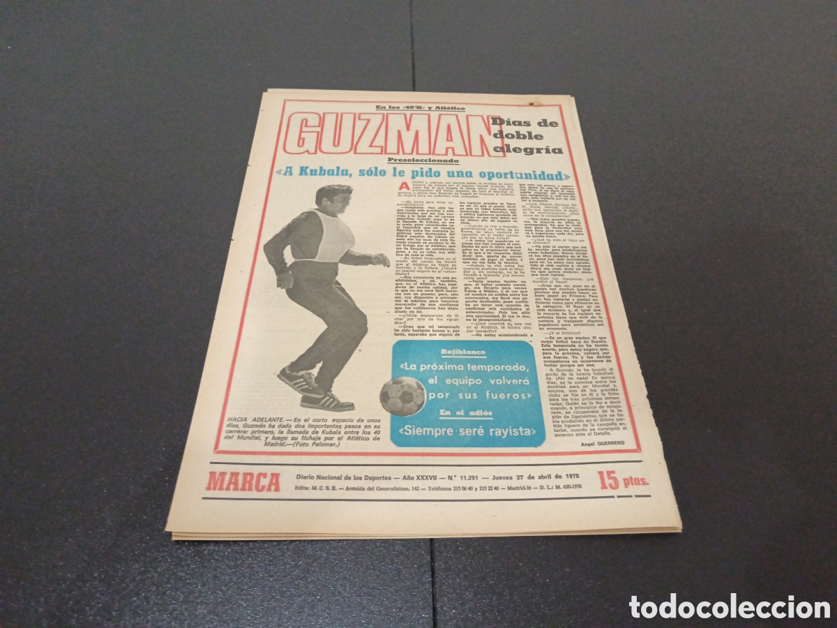 Coleccionismo deportivo: MARCA 27/04/1978 - Foto 8