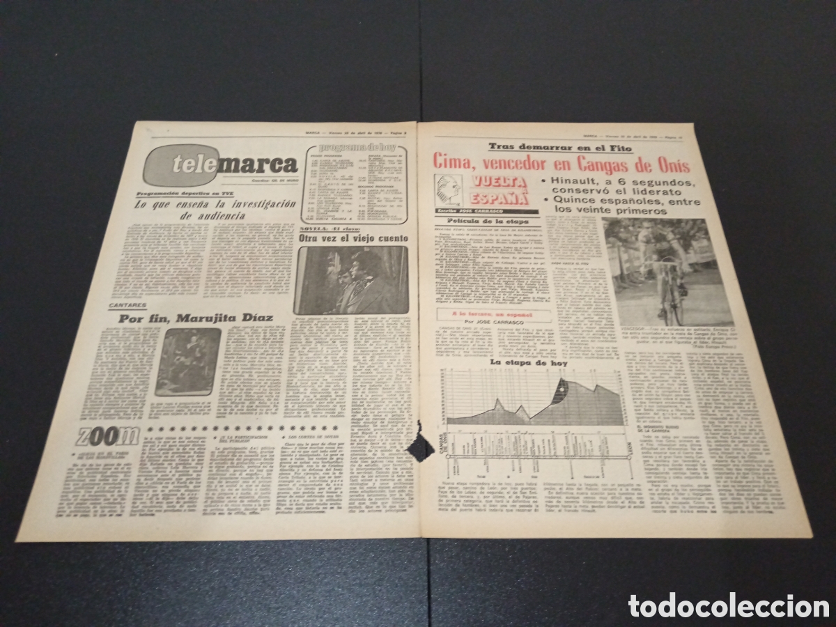 Coleccionismo deportivo: MARCA 28/04/1978 - Foto 2