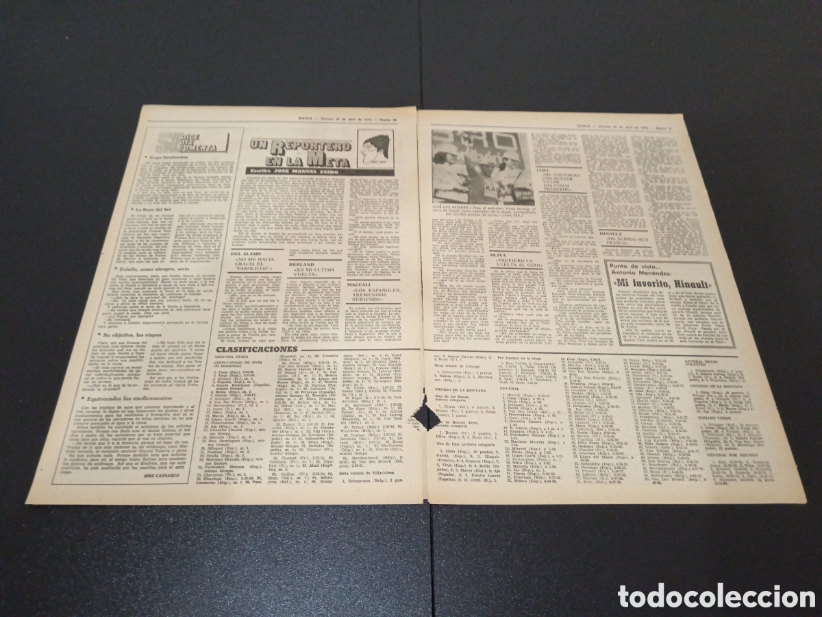 Coleccionismo deportivo: MARCA 28/04/1978 - Foto 3