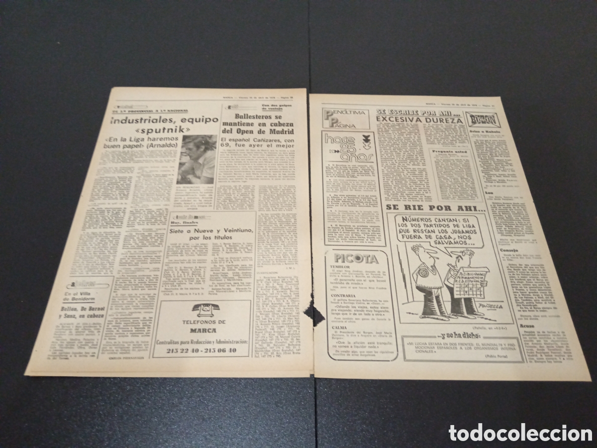 Coleccionismo deportivo: MARCA 28/04/1978 - Foto 4