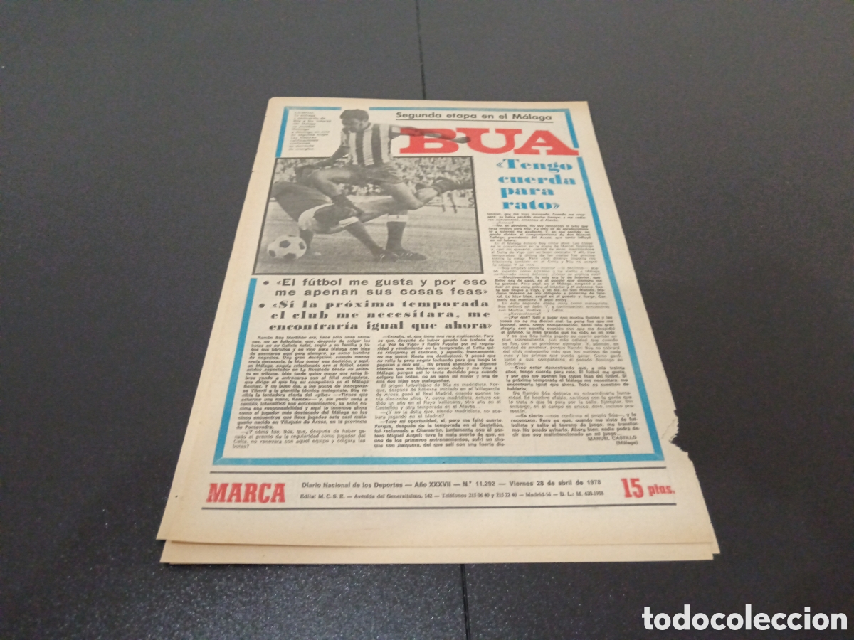 Coleccionismo deportivo: MARCA 28/04/1978 - Foto 5