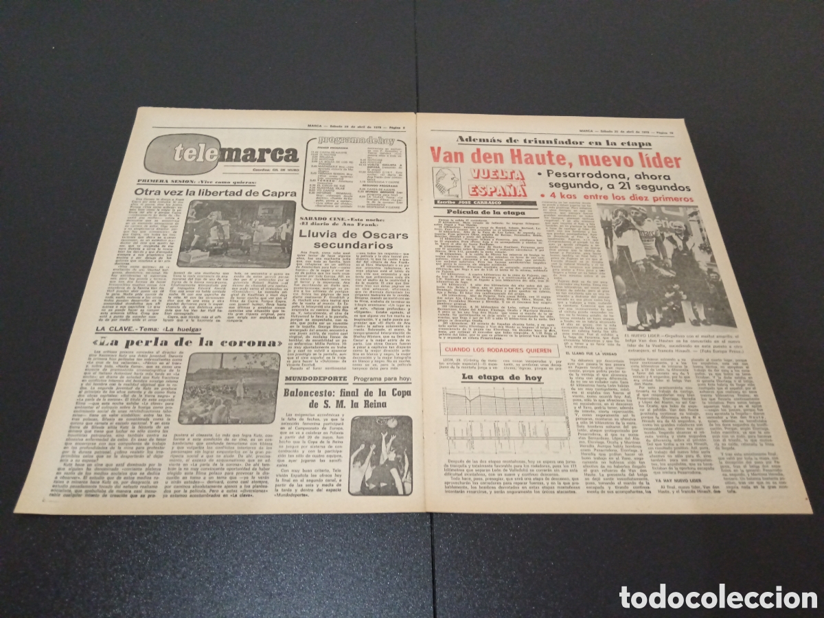 Coleccionismo deportivo: MARCA 29/04/1978 - Foto 2