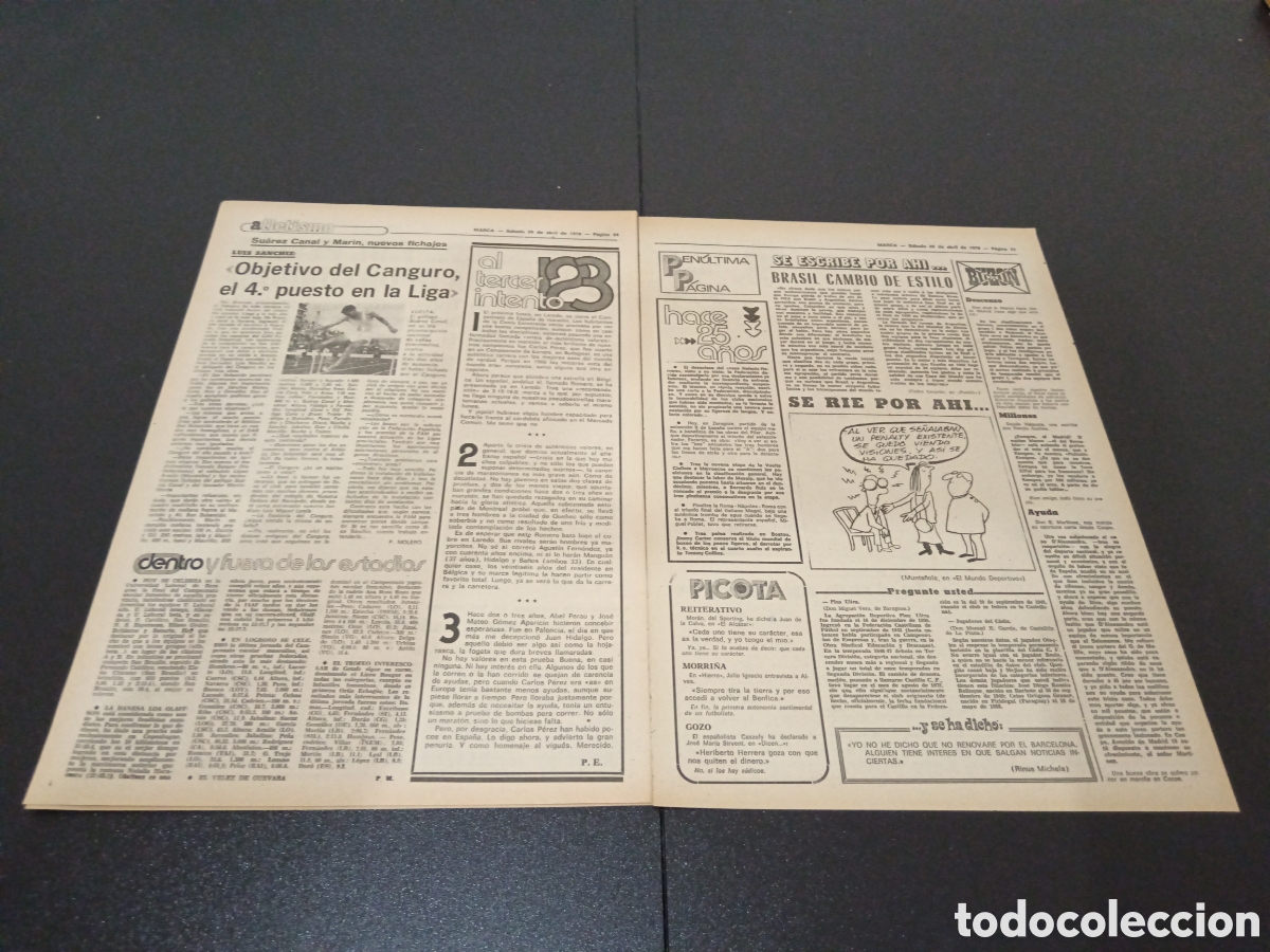 Coleccionismo deportivo: MARCA 29/04/1978 - Foto 5