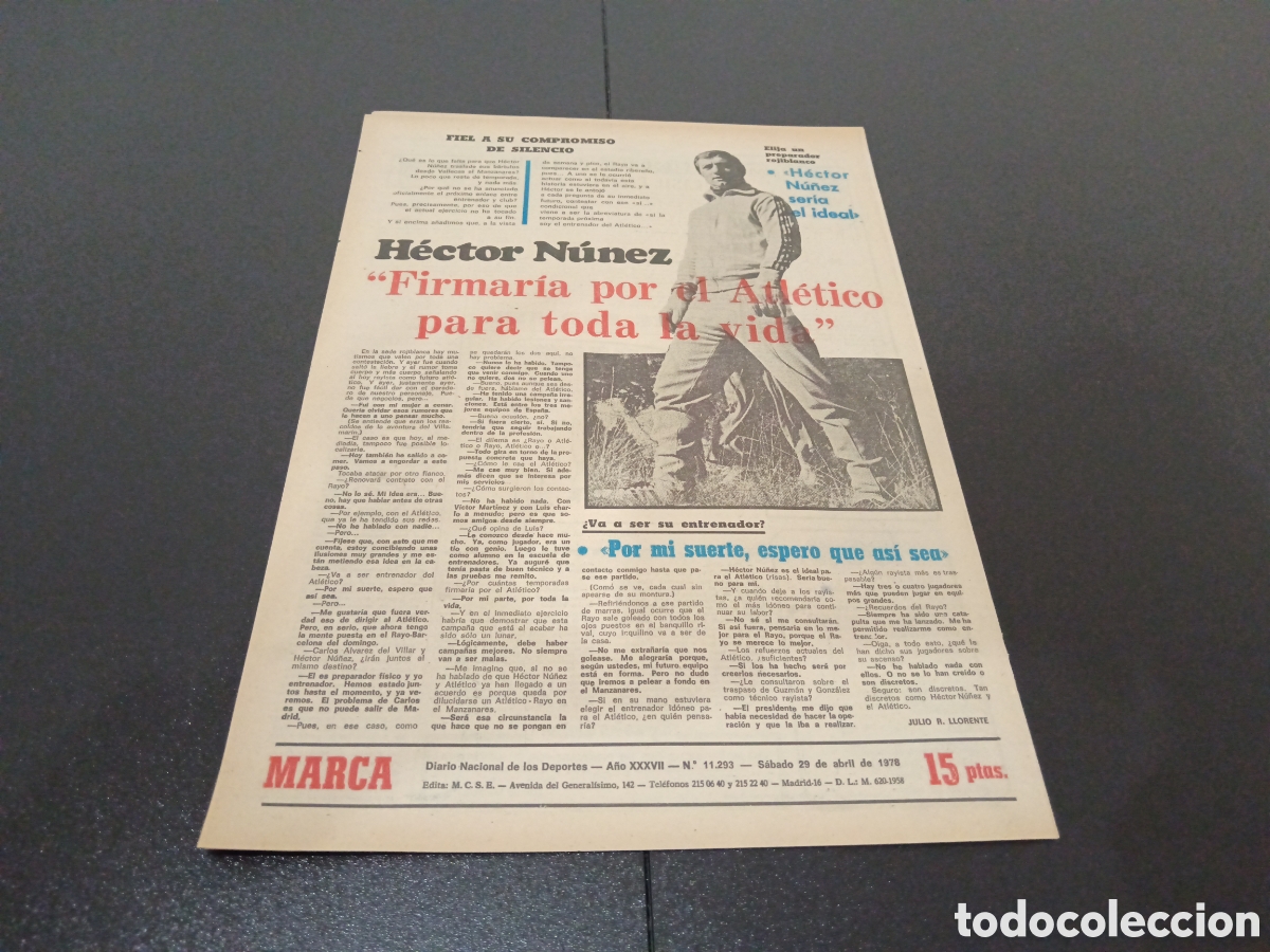 Coleccionismo deportivo: MARCA 29/04/1978 - Foto 6