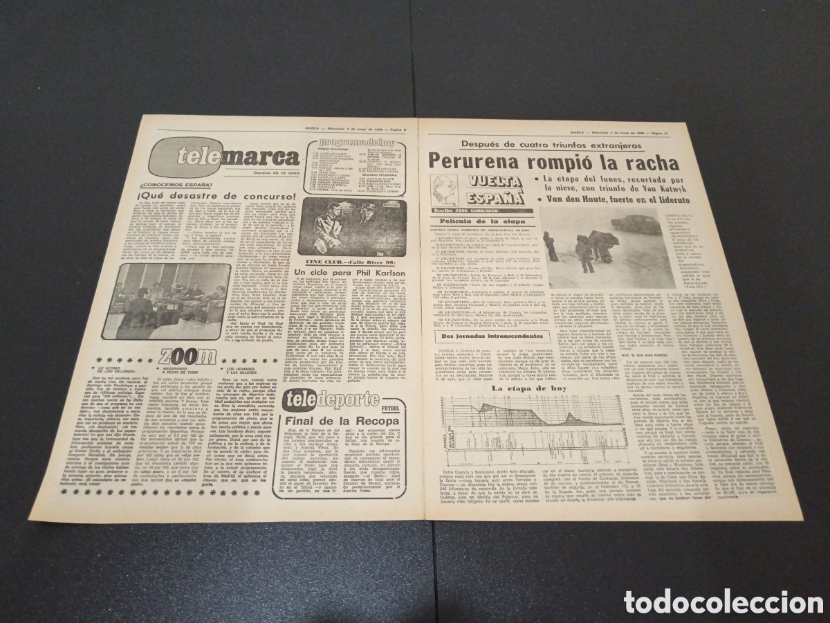 Coleccionismo deportivo: MARCA 03/05/1978 - Foto 2