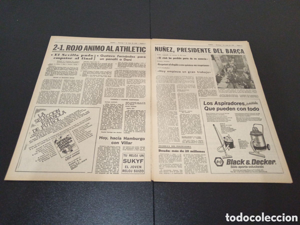Coleccionismo deportivo: MARCA 07/05/1978 - Foto 3