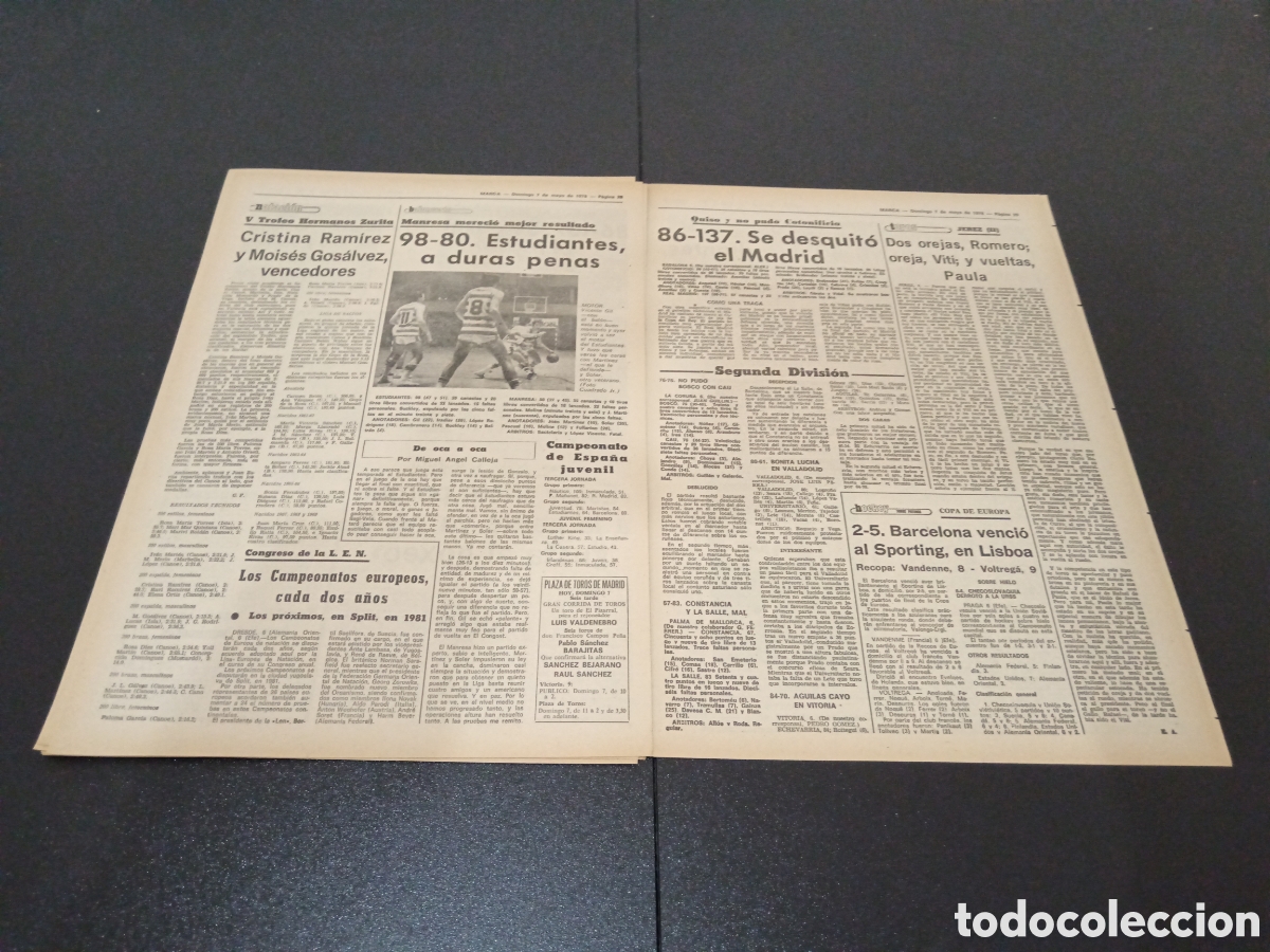 Coleccionismo deportivo: MARCA 07/05/1978 - Foto 11
