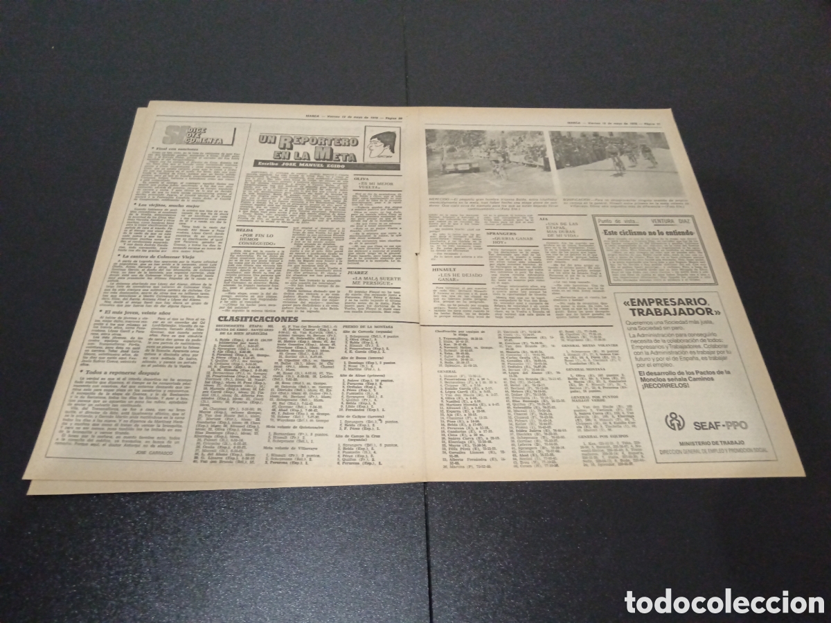 Coleccionismo deportivo: MARCA 12/05/1978 - Foto 3