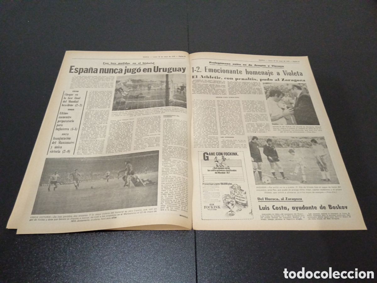 Coleccionismo deportivo: MARCA 22/05/1978 - Foto 5