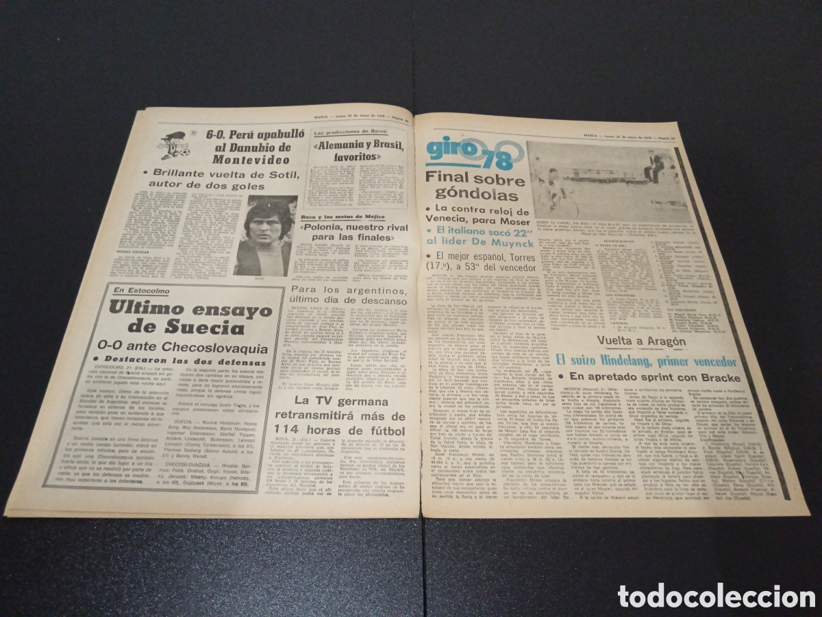 Coleccionismo deportivo: MARCA 22/05/1978 - Foto 6