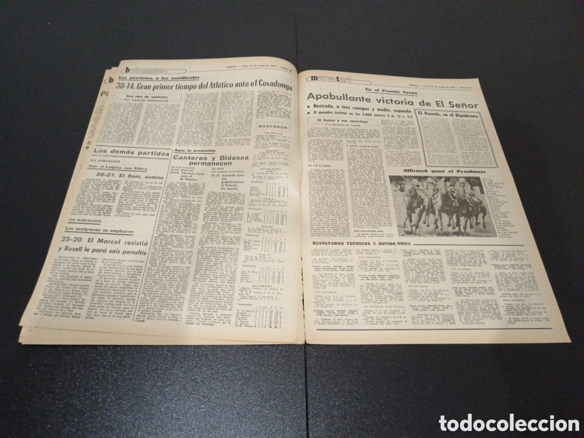 Coleccionismo deportivo: MARCA 22/05/1978 - Foto 8
