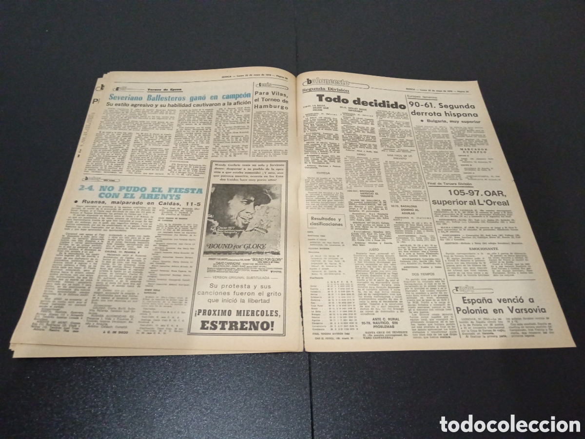 Coleccionismo deportivo: MARCA 22/05/1978 - Foto 10
