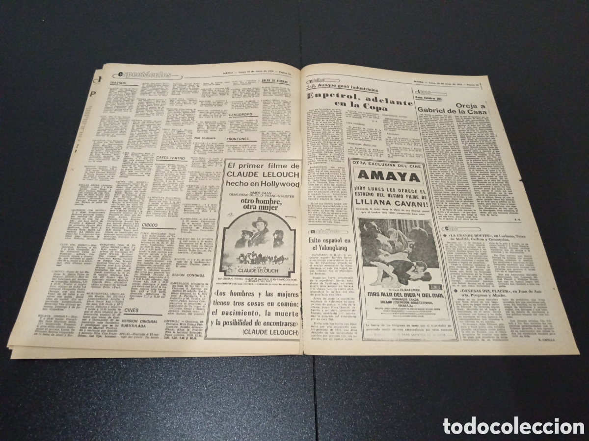 Coleccionismo deportivo: MARCA 22/05/1978 - Foto 11
