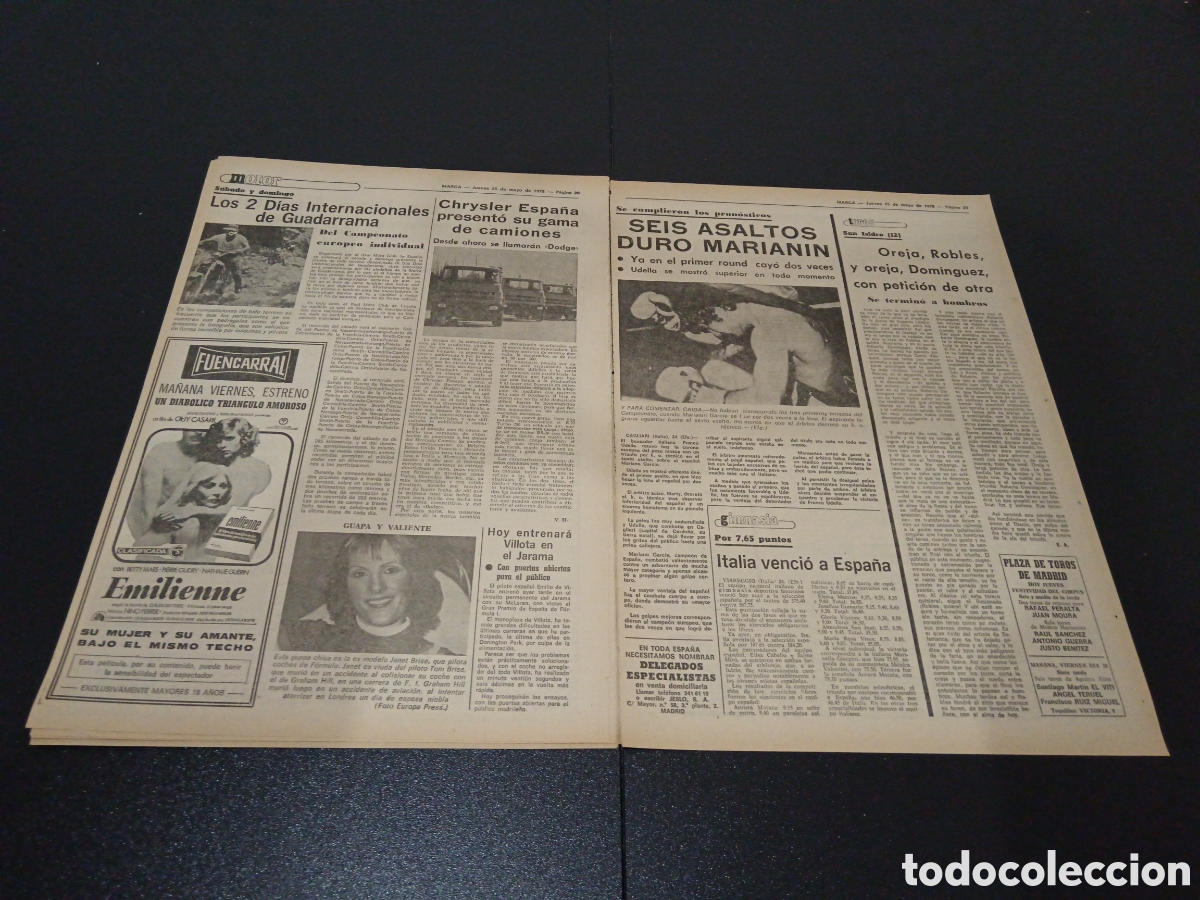 Coleccionismo deportivo: MARCA 25/05/1978 - Foto 6
