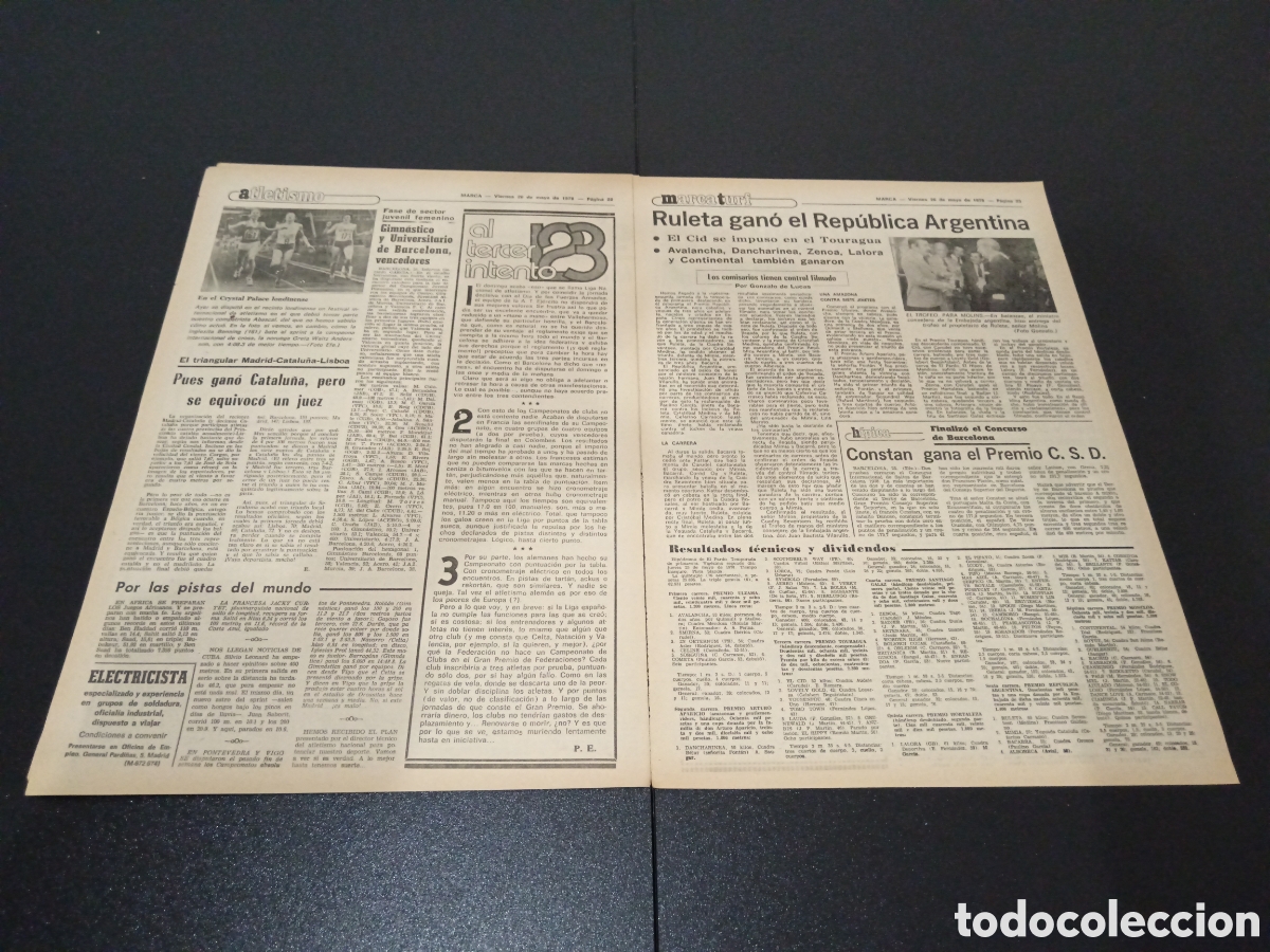Coleccionismo deportivo: MARCA 26/05/1978 - Foto 4