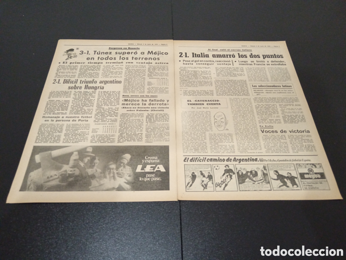 Coleccionismo deportivo: MARCA 03/06/1978 - Foto 4