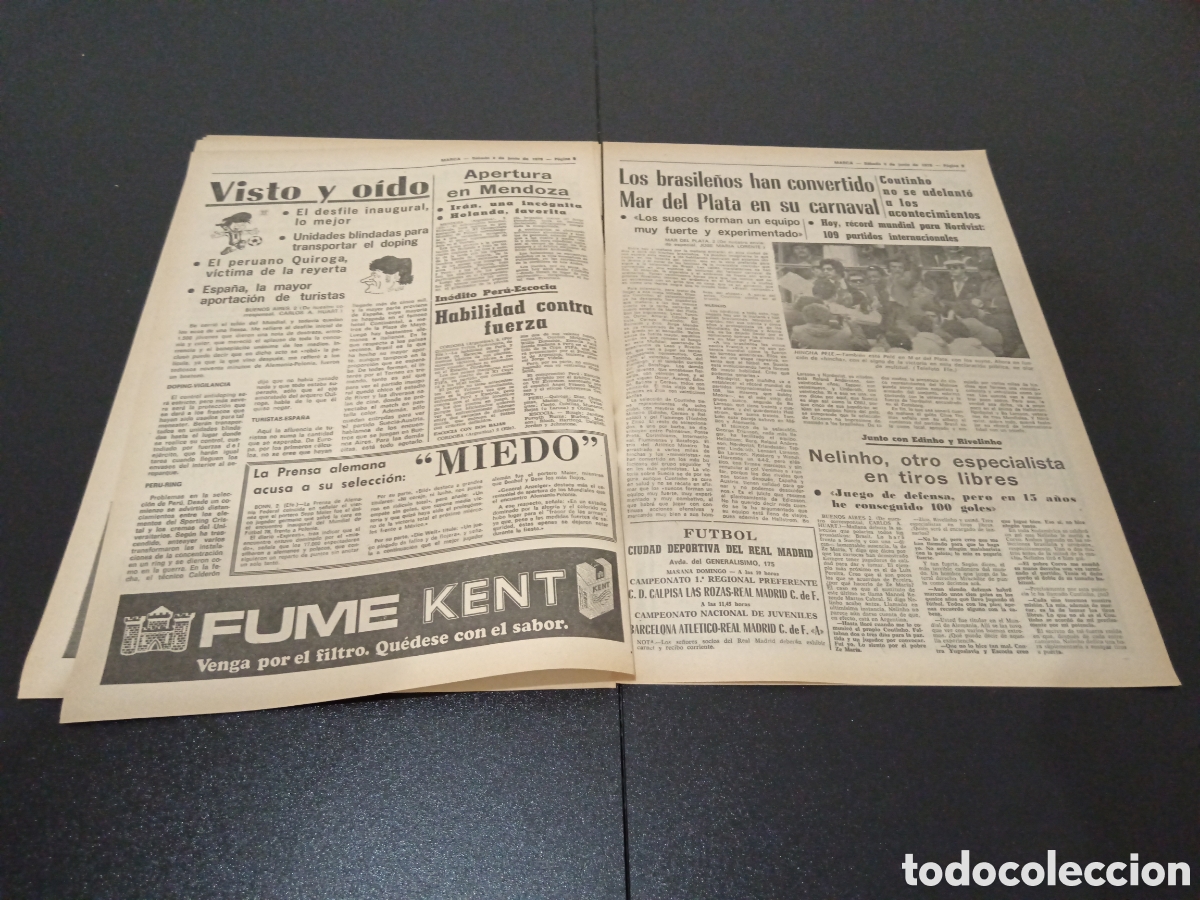 Coleccionismo deportivo: MARCA 03/06/1978 - Foto 5