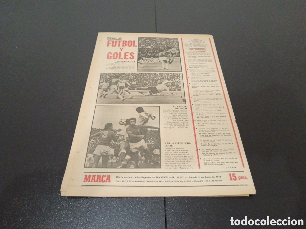Coleccionismo deportivo: MARCA 03/06/1978 - Foto 7