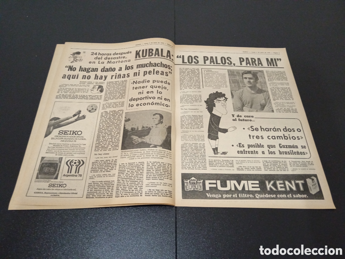 Coleccionismo deportivo: MARCA 05/06/1978 - Foto 3