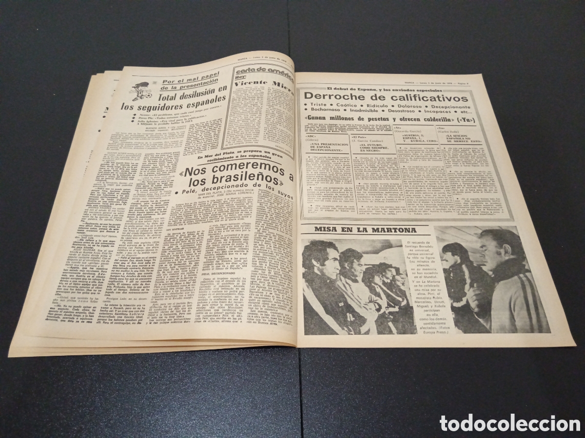 Coleccionismo deportivo: MARCA 05/06/1978 - Foto 5