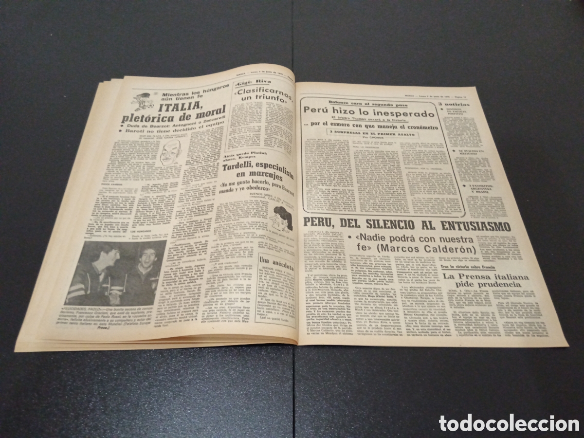 Coleccionismo deportivo: MARCA 05/06/1978 - Foto 6