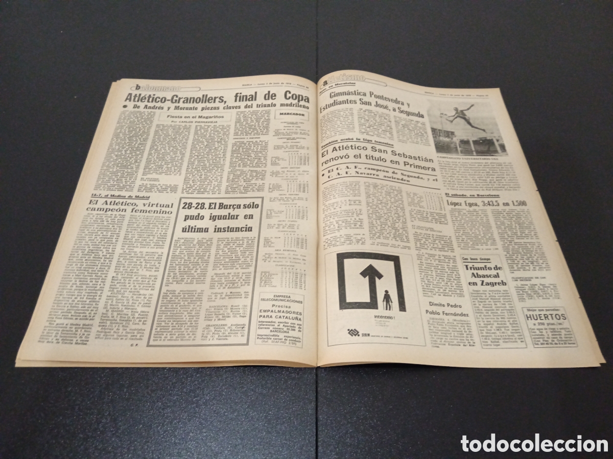 Coleccionismo deportivo: MARCA 05/06/1978 - Foto 11