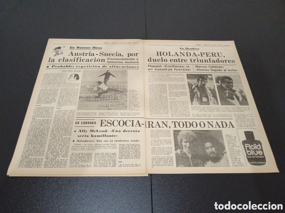 Coleccionismo deportivo: MARCA 07/06/1978 - Foto 5