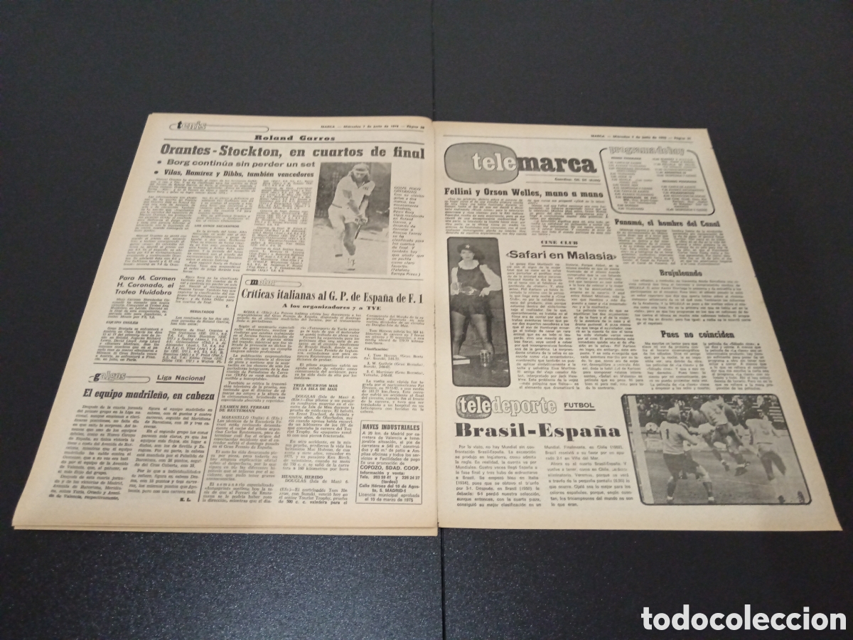 Coleccionismo deportivo: MARCA 07/06/1978 - Foto 8