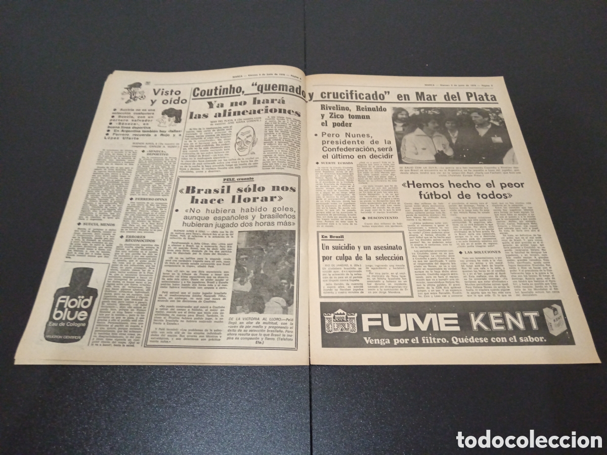 Coleccionismo deportivo: MARCA 09/06/1978 - Foto 3