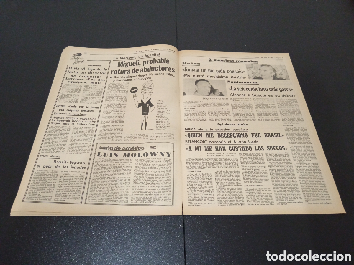 Coleccionismo deportivo: MARCA 09/06/1978 - Foto 4