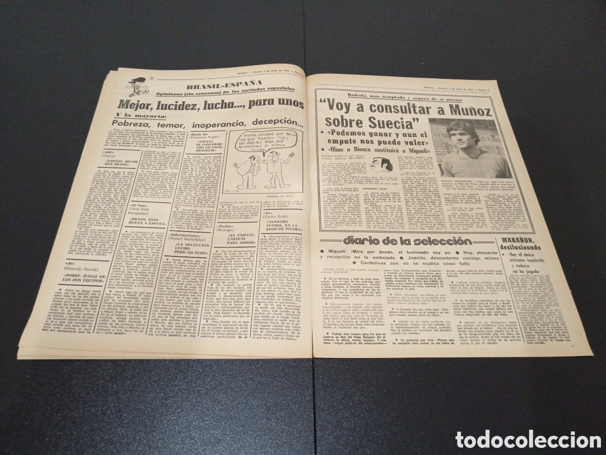 Coleccionismo deportivo: MARCA 09/06/1978 - Foto 5