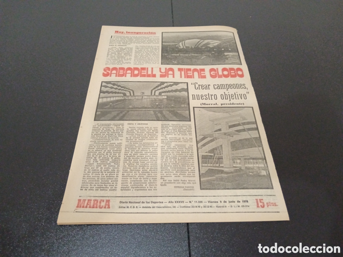 Coleccionismo deportivo: MARCA 09/06/1978 - Foto 9