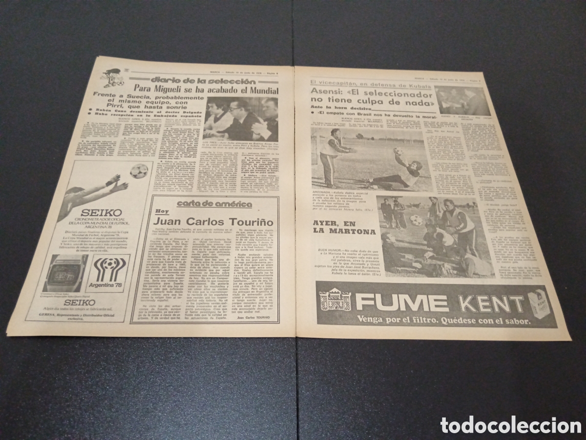 Coleccionismo deportivo: MARCA 10/06/1978 - Foto 4