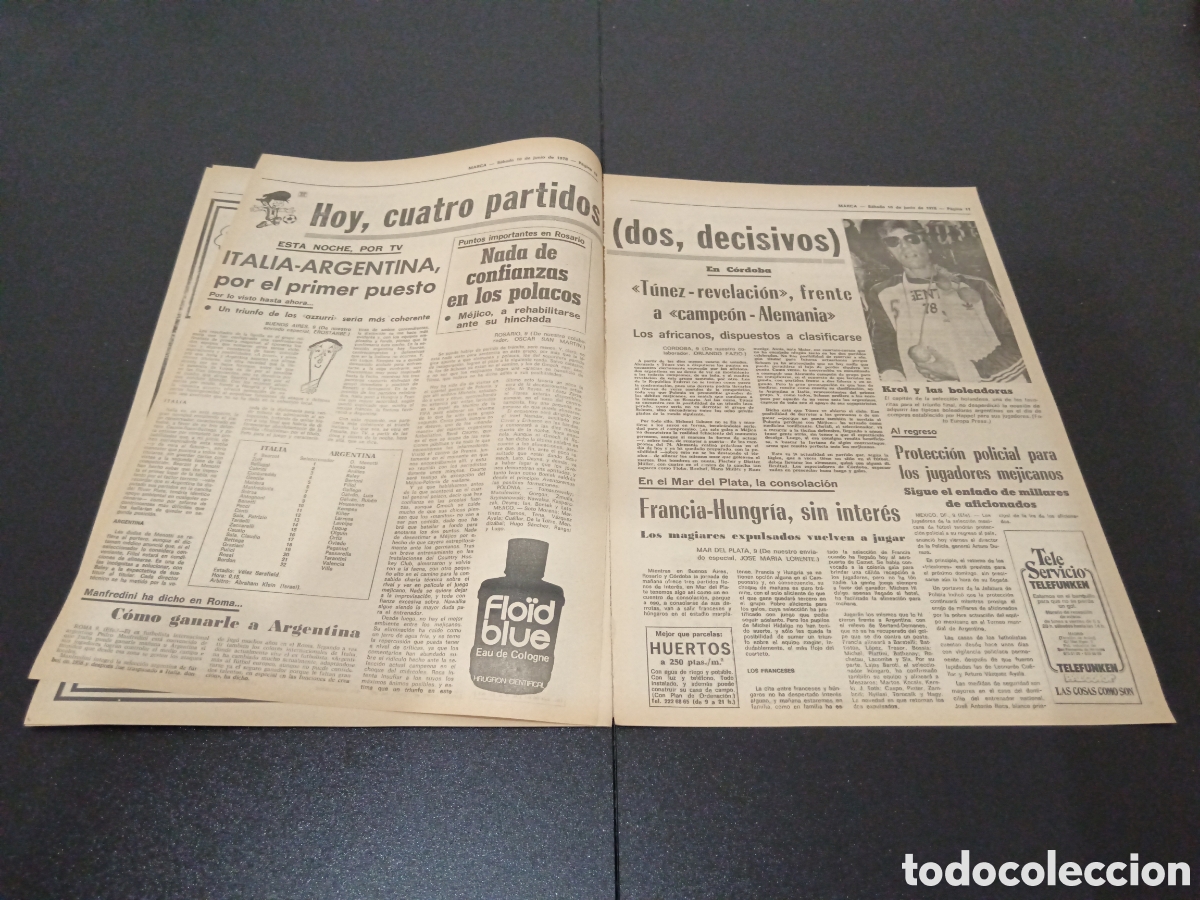 Coleccionismo deportivo: MARCA 10/06/1978 - Foto 6