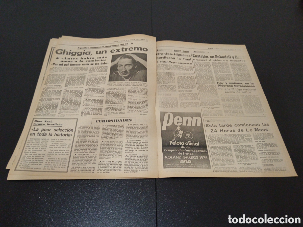 Coleccionismo deportivo: MARCA 10/06/1978 - Foto 7