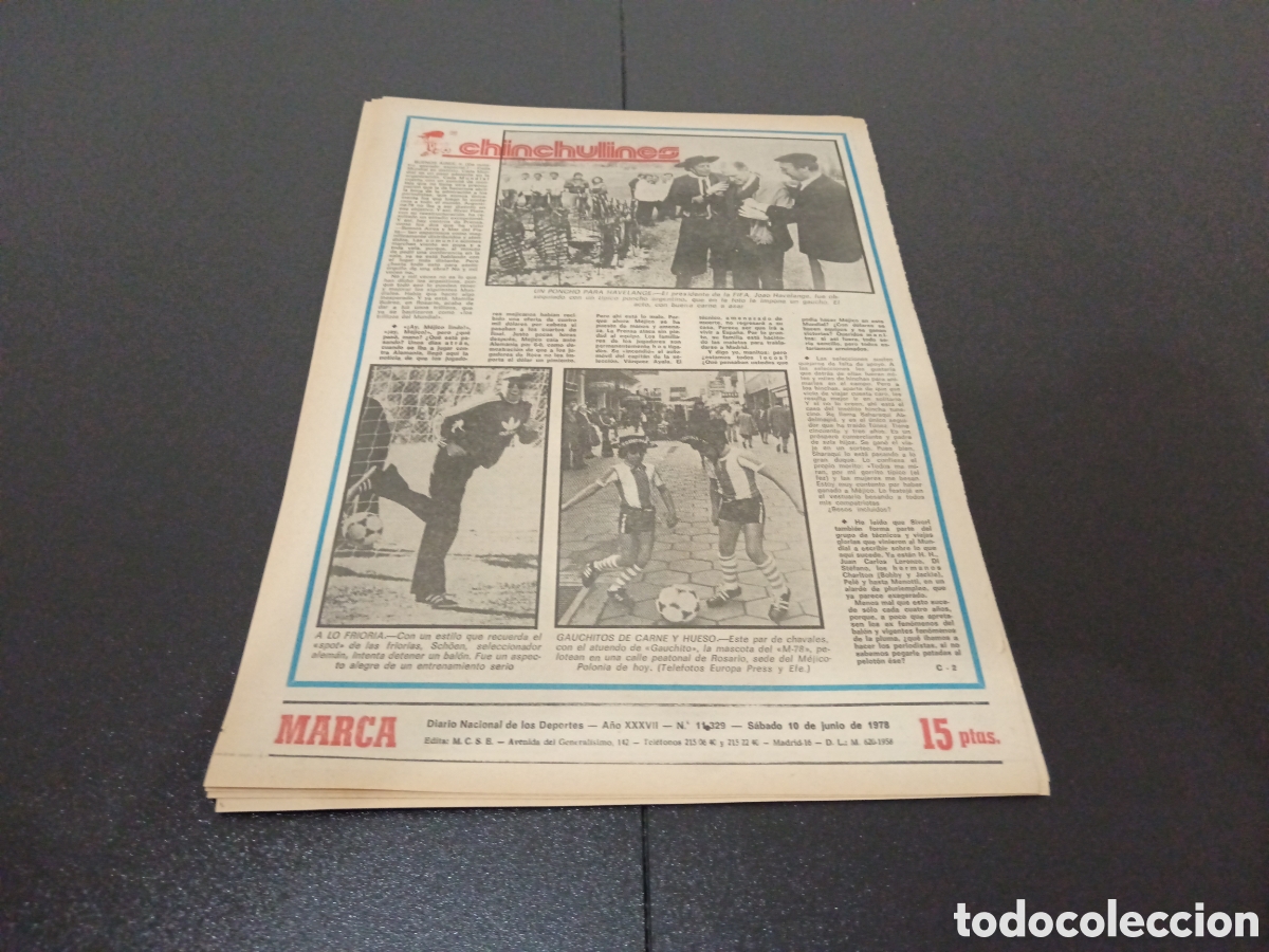 Coleccionismo deportivo: MARCA 10/06/1978 - Foto 9
