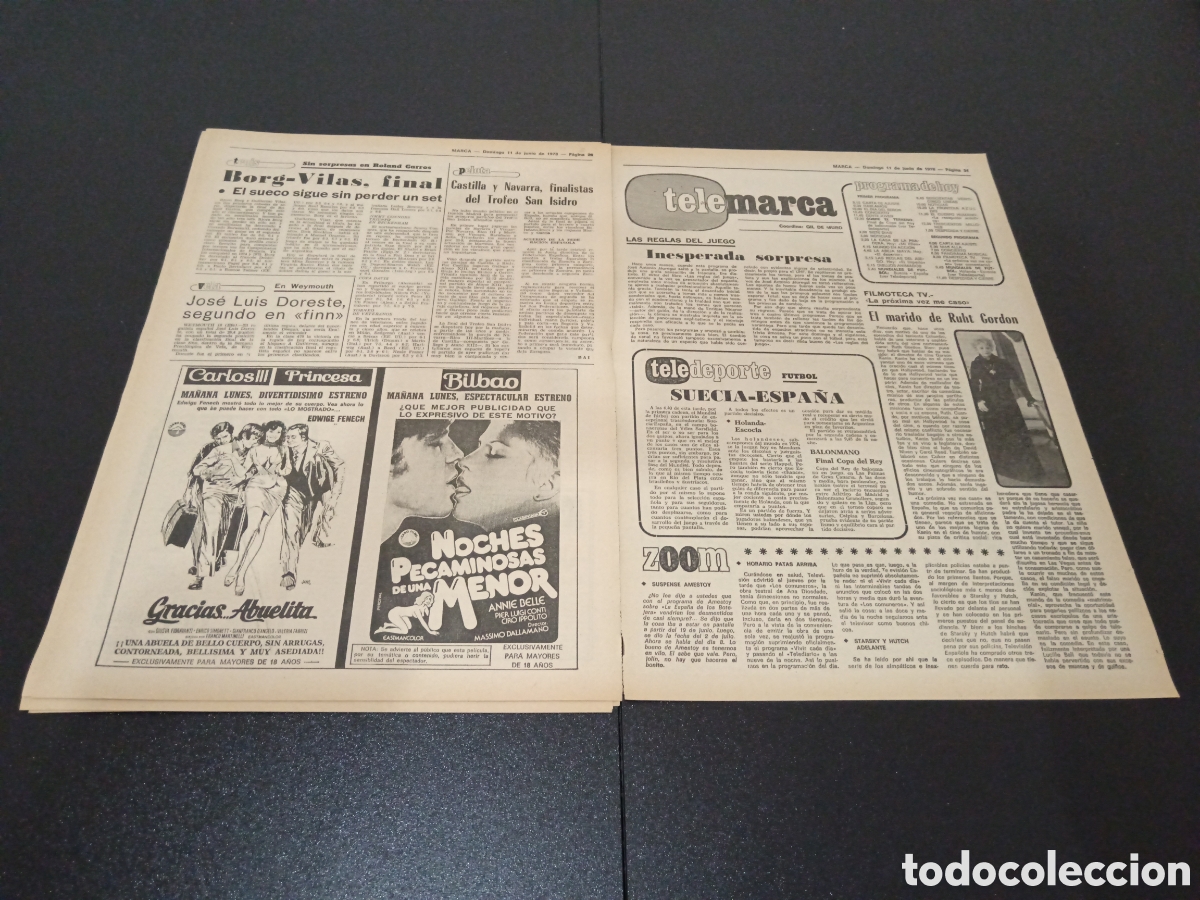 Coleccionismo deportivo: MARCA 11/06/1978 - Foto 9