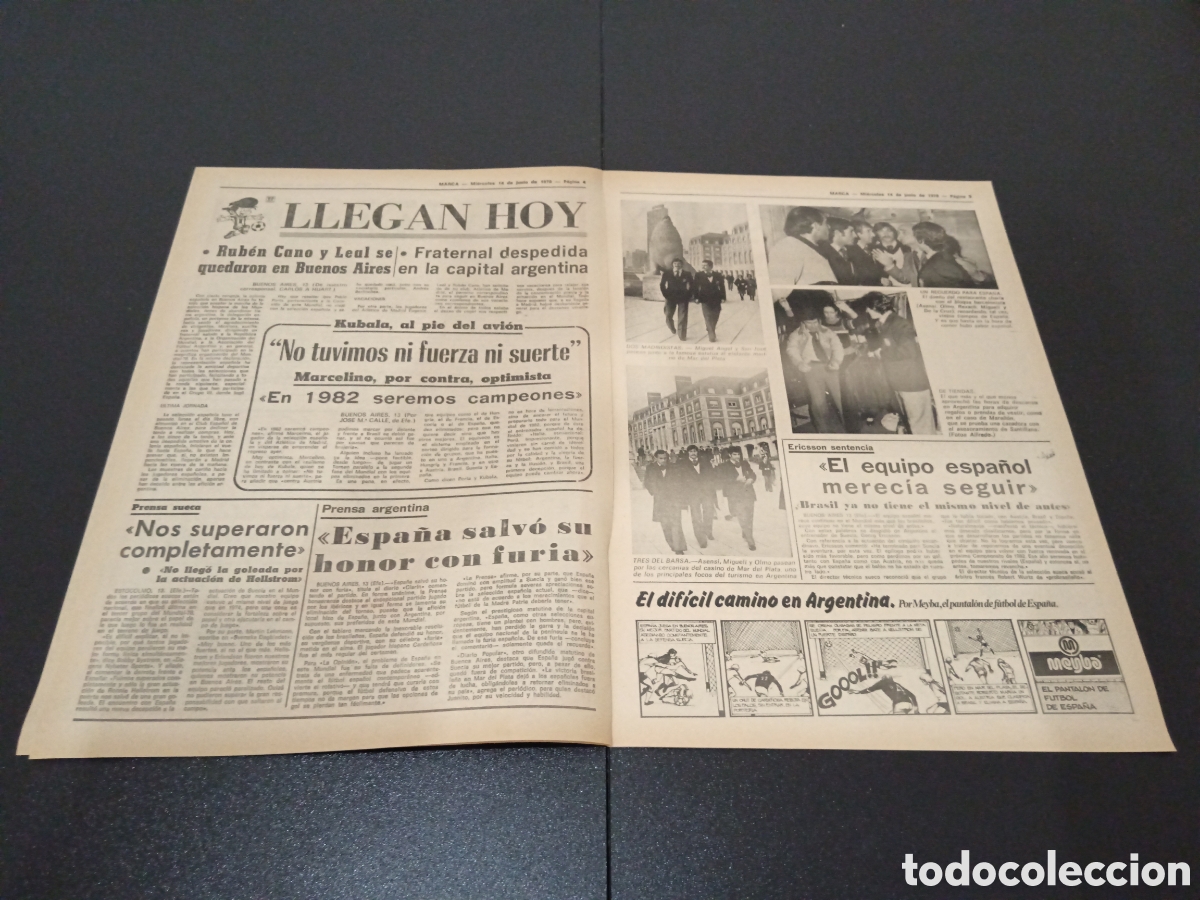 Coleccionismo deportivo: MARCA 14/06/1978 - Foto 3